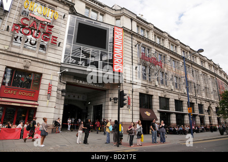 exterior of the printworks an entertainment complex on withy grove manchester uk Stock Photo