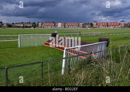 racecourse new housing and flats stratford upon avon warwickshire england uk Stock Photo