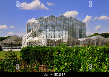 Conservatories at the Frederik Meijer Gardens and Sculpture Park Stock Photo