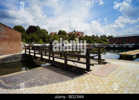 New development at Diglis Basin Worcester City Stock Photo