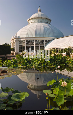 Enid A Haupt Conservatory at the New York Botanical Garden in New York City 2009 Stock Photo
