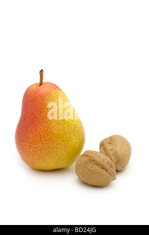 Forelle Pear and Walnuts Stock Photo