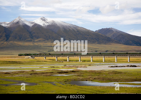 Qinghai-Tibet Railway Stock Photo