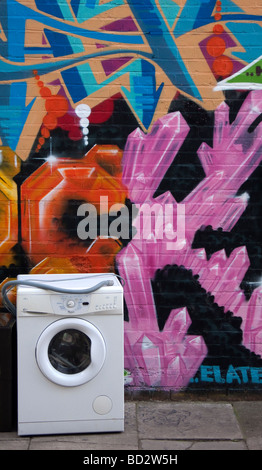 Fly tipping in Camden North London UK Stock Photo