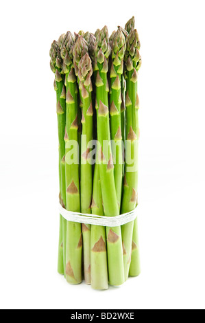 Close up of fresh green organic asparagus Stock Photo