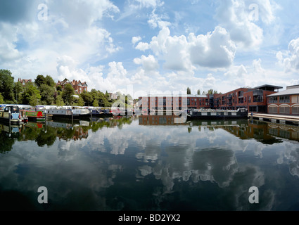 New development at Diglis Basin Worcester City Stock Photo