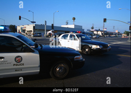 Lapd Police Cars Stock Photo - Alamy