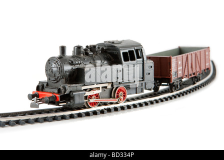 Miniature locomotive Stock Photo