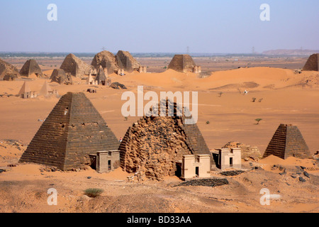 nubia sudan meroe Stock Photo