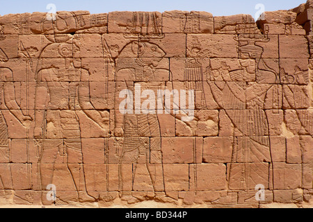 nubia sudan apedemak temple naga Stock Photo