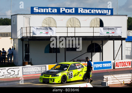 USC Santa Pod Car Event Stock Photo