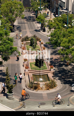 3rd St Promenade Santa Monica Stock Photo