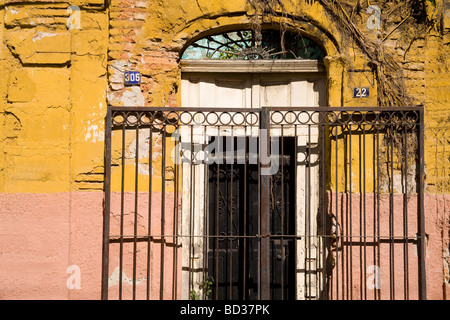 Colonial Architecture in Old Town District Mazatlan Sinaloa State Mexico Stock Photo