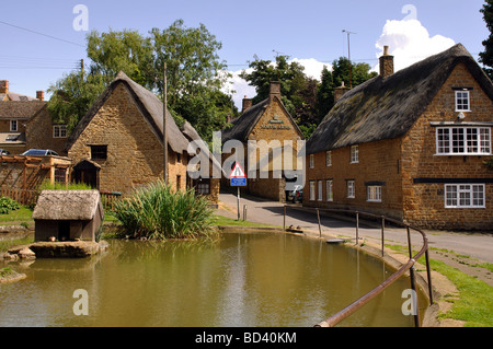 Wroxton village, Oxfordshire, England, UK Stock Photo