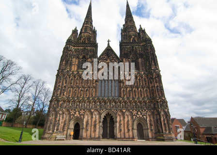 Lichfield Cathedral, Stock Photo