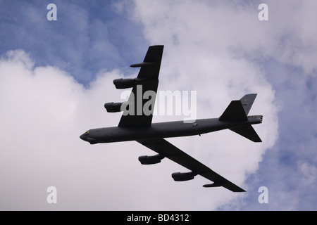 US Air Force Boeing B-52 Stratofortress in flight Stock Photo