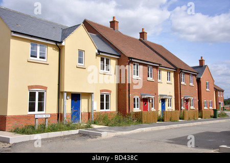 Buckingham Park Housing Development, Aylesbury, Buckinghamshire, England, United Kingdom Stock Photo