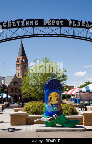 Cheyenne Depot Museum Wyoming Stock Photo