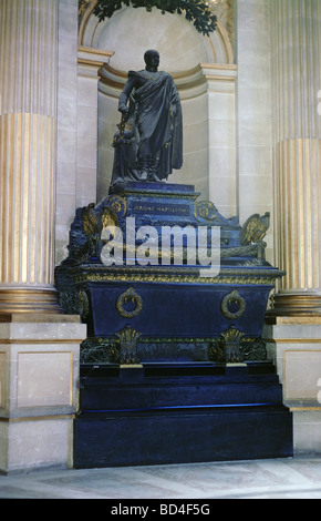 Bonaparte, Jerome, 15.11.1784 - 24.6.1860, King of Westphalia 1807 - 1813, tomb, Les Invalides, Paris, , Stock Photo