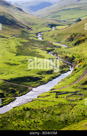 River Coquet Upper Coquetdale Northumberland England Stock Photo