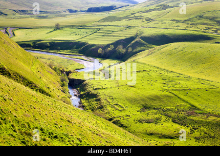 River Coquet Upper Coquetdale Northumberland England Stock Photo
