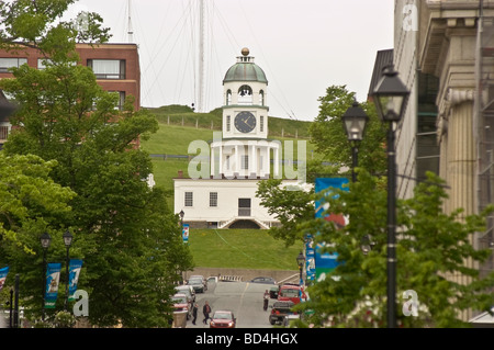 The Town Clock on Citadel Hill, Halifax, Nova Scotia, Canada. Stock Photo