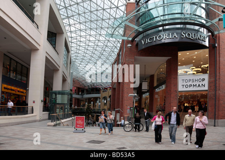 Victoria Square shopping centre in Belfast, northern Ireland Stock Photo