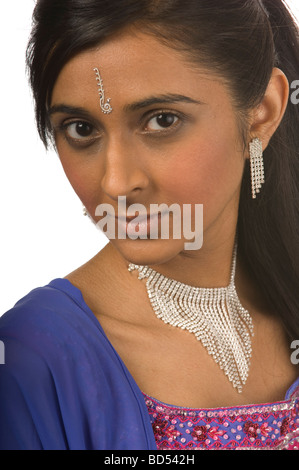 Asian female in traditional clothing and dress Stock Photo