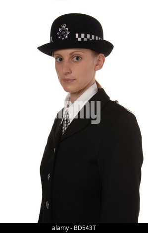 UK Police woman isolated on white Stock Photo - Alamy