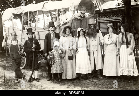 1910 Town Homecoming Celebration Stock Photo