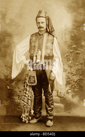 French Wellington Wearing Elaborate Fraternal Costume Stock Photo