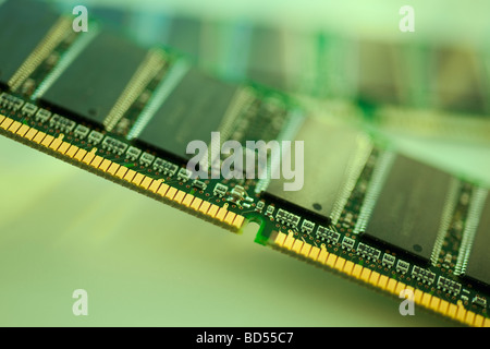 Computer chips Stock Photo