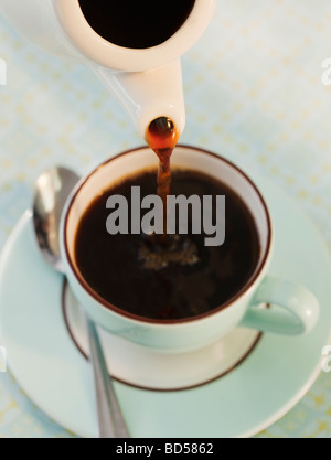 Coffee being poured Stock Photo