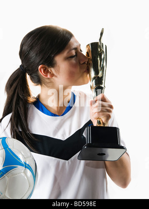 A soccer player Stock Photo