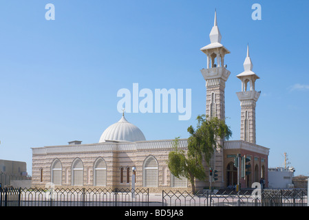 Mosque at the Deira Corniche, Dubai, United Arab Emirates (UAE) Stock Photo