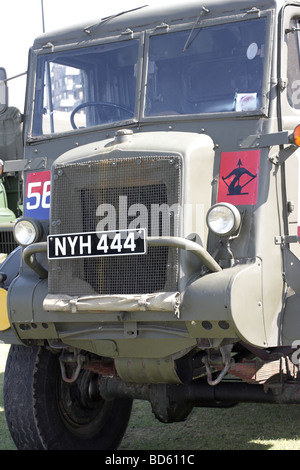 July 2009 Bedford QLR WW2 Military truck detail, the radio version of the QL lorry Stock Photo