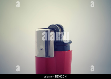 CLose up of a cigarette lighter Stock Photo