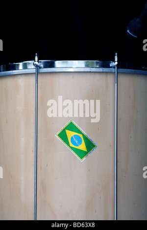 brazil brazilian brasilian drum latin Carnaval  Carnaval del pueblo burgess park london england uk europe Stock Photo