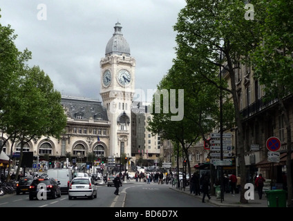 Paris (75): 'Gare de Lyon' railway station Stock Photo