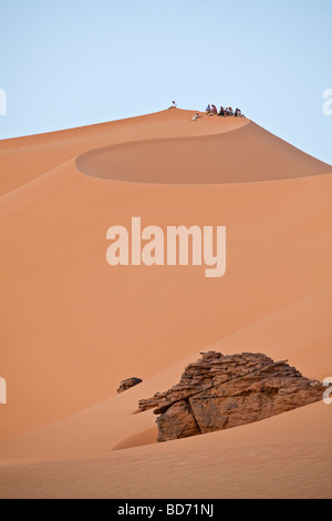 Libya Sahara desert the Akakus rocky area Stock Photo