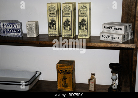 Fort Calgary Mountie Museum in Calgary, the largest city in the Province of Alberta, Canada. Stock Photo