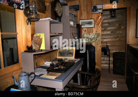 Fort Calgary Mountie Museum in Calgary, the largest city in the Province of Alberta, Canada. Stock Photo