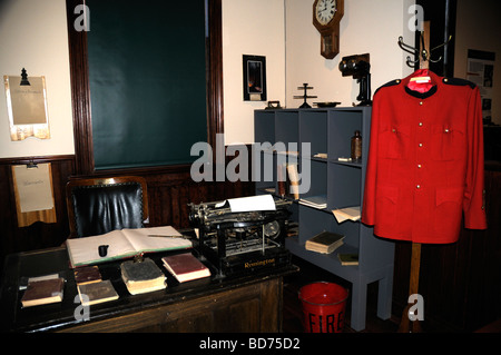 Fort Calgary Mountie Museum in Calgary, the largest city in the Province of Alberta, Canada. Stock Photo