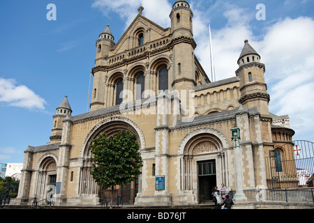 St Anne's Cathedral, also known as Belfast Cathedral, the Church of Ireland (Anglican) cathedral in the Cathedral Quarter Stock Photo