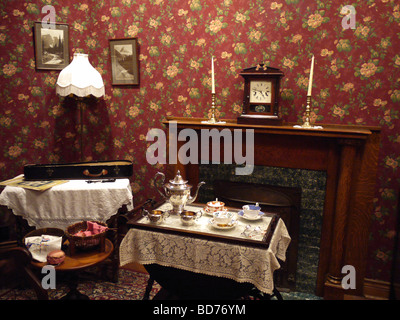 Fort Calgary Mountie Museum in Calgary, the largest city in the Province of Alberta, Canada. Stock Photo