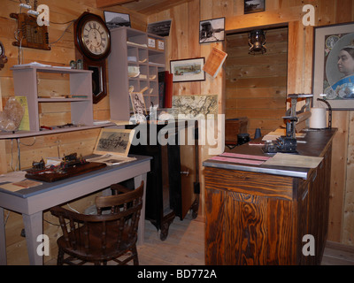 Fort Calgary Mountie Museum in Calgary, the largest city in the Province of Alberta, Canada. Stock Photo