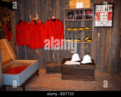 Fort Calgary Mountie Museum in Calgary, the largest city in the Province of Alberta, Canada. Stock Photo