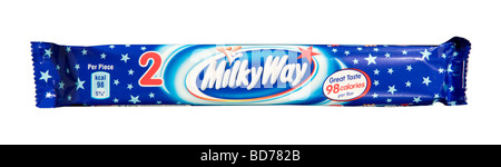 Milky Way Chocolate Bar Shot In Studio Stock Photo