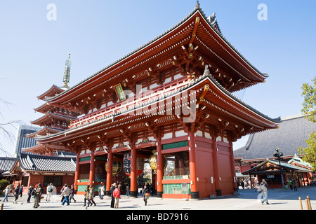Sensō-ji an ancient Buddhist temple located in Asakusa, Tokyo (It is Tokyo's oldest temple) Stock Photo