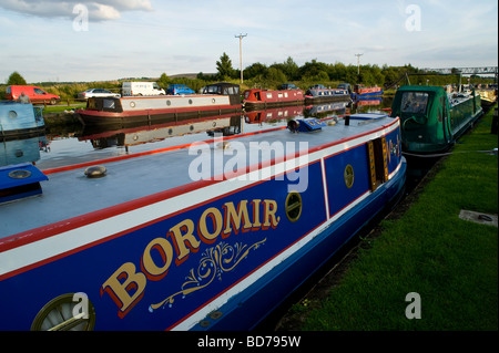 Stanley Canal Wakefield UK Stock Photo